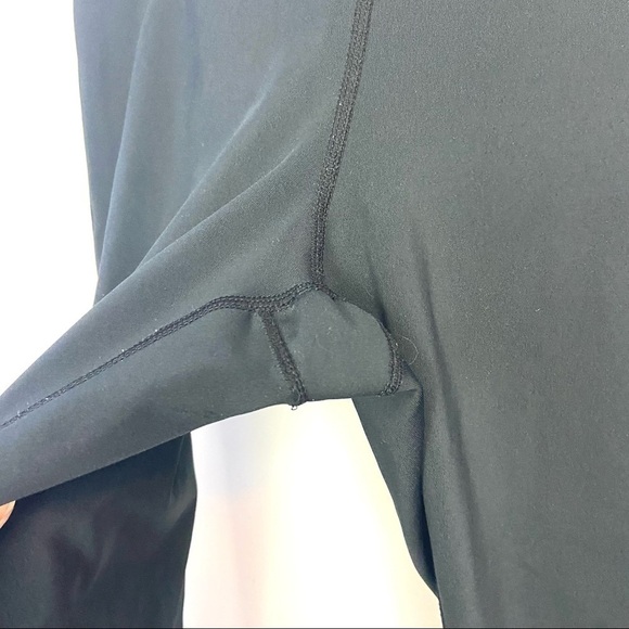 SoulCycle Lurex Core Shine Side Logo Stripe 7/8 High Waist Black Leggings - Picture 4 of 10